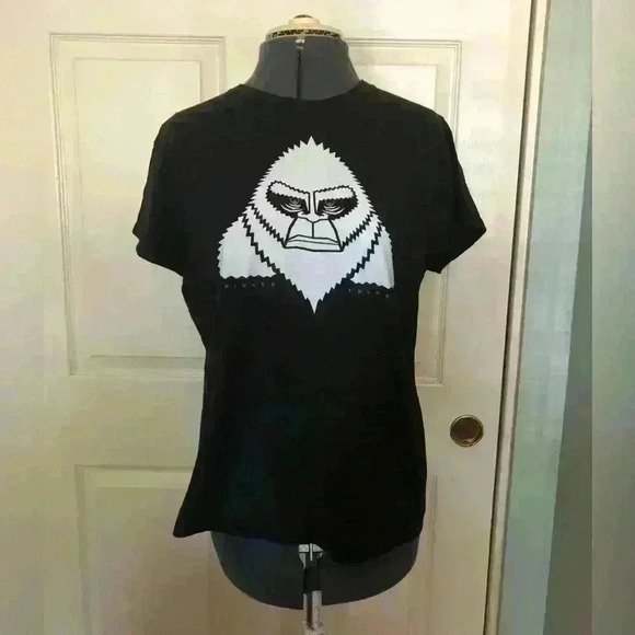 thinker tunker big foot black women t-shirt large - Picture 1 of 6